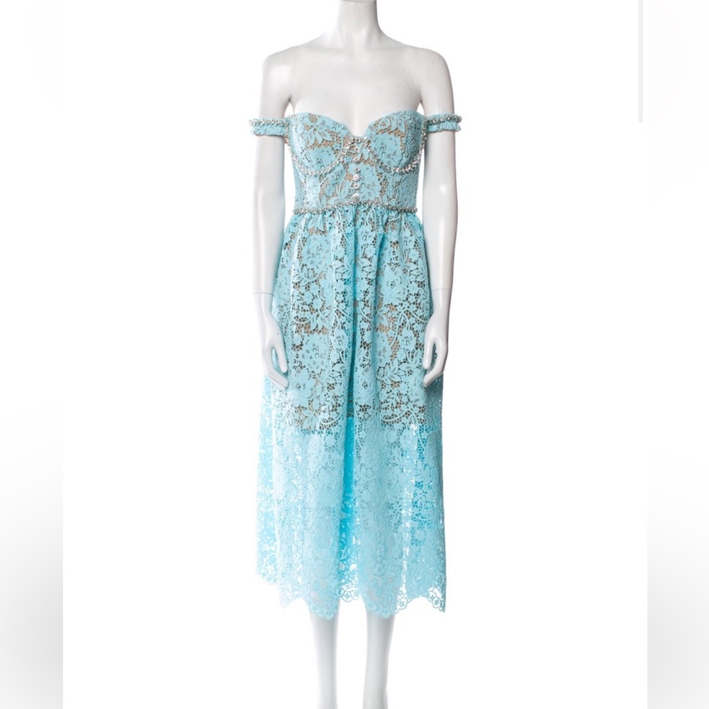 Self portrait lace dress